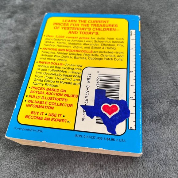 The Official Price Guide To Dolls Fourth Edition Book Antique Modern Collecibles - Picture 3 of 9